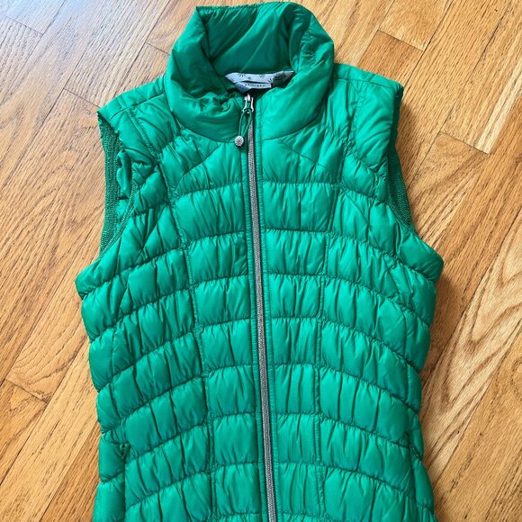 Athleta Women's Down Vest Green XS - Picture 1 of 3